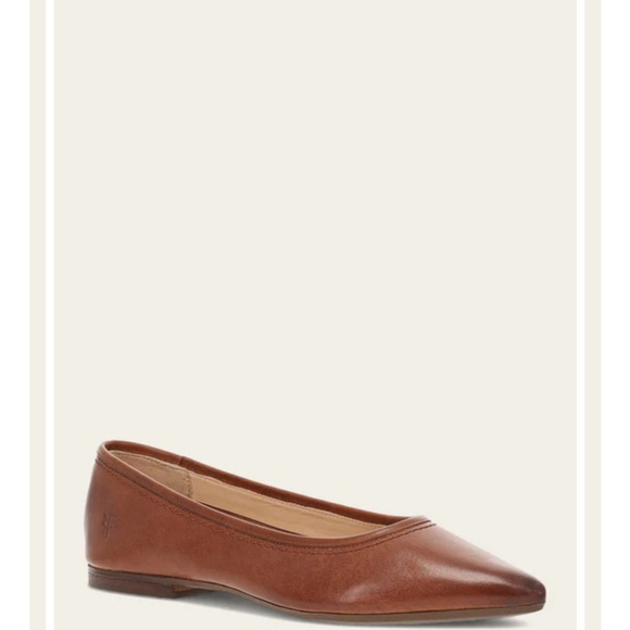 Frye Tan Leather Heather Ballet - Picture 2 of 6